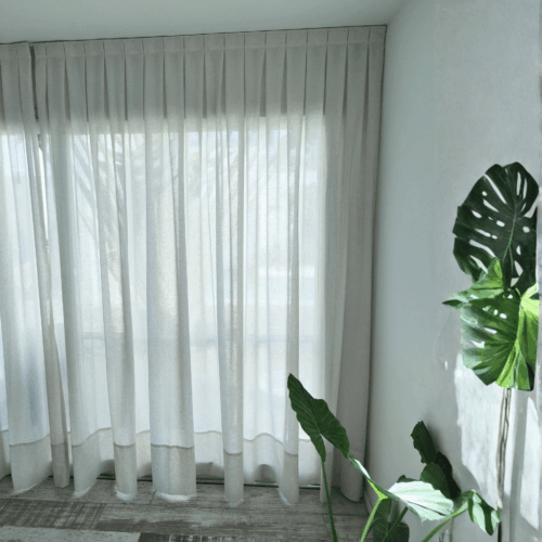 CORTINA DE MUSELINA